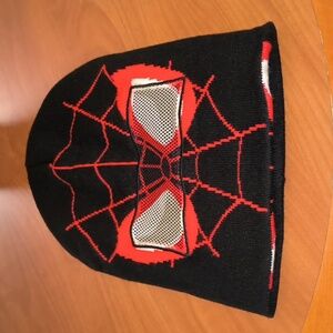 Marvel Spider-Man Miles Morales Roll Down Cuffed Knit Skull Beanie